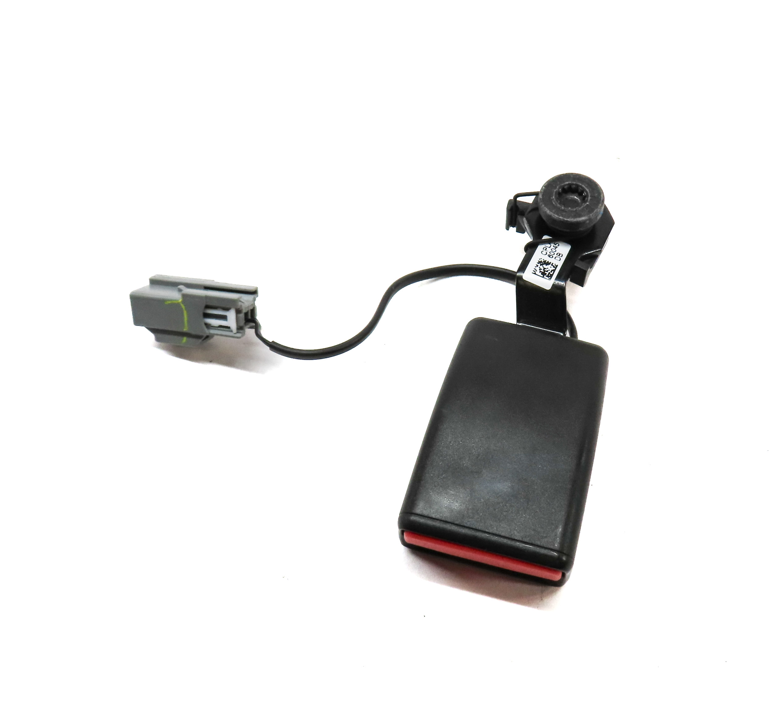 2016 LAND RANGE ROVER (L405) REAR LEFT SEAT SEATBELT BUCKLE RECEIVER (BLACK) — exact item pictured